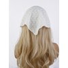 Hair Bandanas for Women Trendy Bandana Head Kerchief for Women’s Hair Cute Hair Scarf Headband White Adjustable Bandana headband for girls
