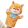 Hand Puppets Plush Animals Toys Dolls for Kids Imaginative Pretend Play Storytelling Early Education (Dog)
