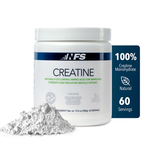 NF Sports Creatine Energy Protein Powder,Unflavored Protein Powder for Muscle Recovery & Strength, Sports Drink Powder, Dietary Supplement, No Artificial Flavors (300g, 60 Servings)