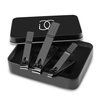 Nail Clippers Set, 3 Pieces Kit, Ultra Sharp Sturdy Fingernail and Toenail Clipper Cutters GG (1 Pack with 3 Pieces Inside) (BLACK3KIT)