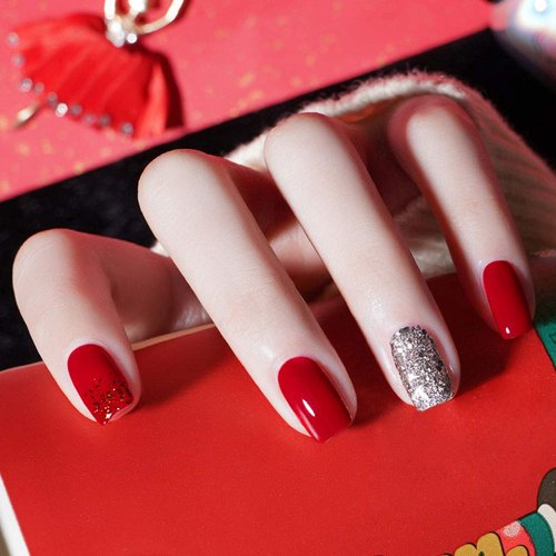 VENALISA 15ml Gel Nail Polish, Carmine Red Color Soak Off UV LED Nail Gel Polish Nail Art Starter Manicure Salon DIY at Home, 0.53 OZ