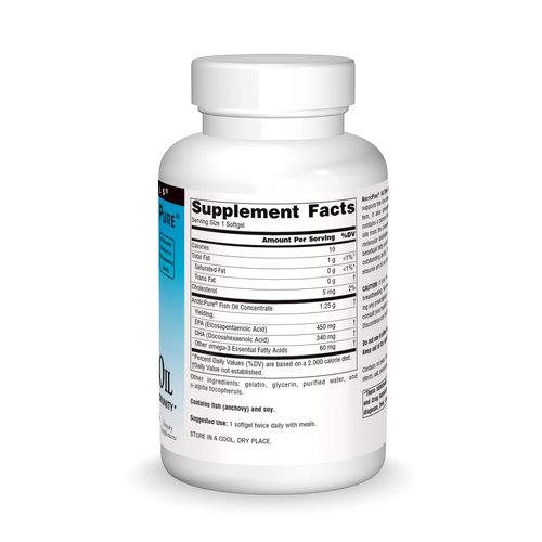 Source Naturals ArcticPure Ultra Potency 850 mg Omega-3 Fish Oil - 120 Softgels