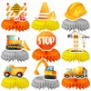 9 Pcs Construction Centerpieces Construction Party Decorations Construction Birthday Party Supplies Construction Party Favors