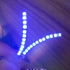 ZCLYHT LED Luminous Eyelash Lamp, Flashing Fake Eyelash Night Lights, False Eyelashes Non Grafting Halloween 6 Colors to Choose From (Blue)