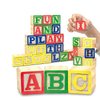 Skoolzy Wooden Alphabet Blocks - 30 ABC Wooden Blocks for Toddlers - Wood Alphabet Stacking Toys - Alphabet Learning Toys Ages 2 +