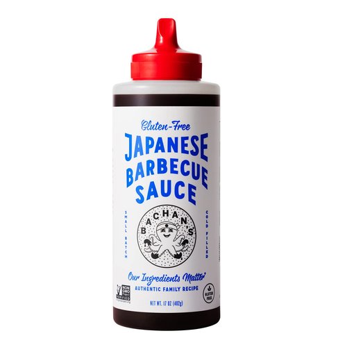 Bachan's Japanese Barbecue Sauce, Gluten Free, 17 Oz, Non GMO, No Preservatives, Vegan, BPA free, BBQ Sauce for Chicken, Beef, Pork, Noodles, and More