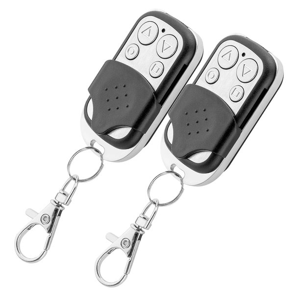 Blütezeit Remote Control 4-Key for Automatic Sliding Gate Opener 433MHz Learning Code, Door Access Control System Hardware Accessory 2pcs