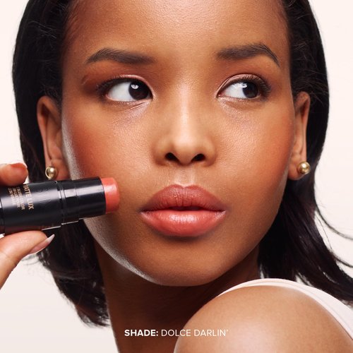 Nudestix Nudies Matte Lux Cream Blush 3-in-1 All Over Face Colour For Cheeks Eyes and Lips w/Blending Blush (Dolce Darlin')