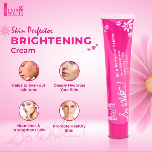Fair and White So White Skin Perfector Cream – 1.7 fl oz / 50ml – Brightening Face Cream for All Skin Types, Formulated to Remove Dark Spots & Wrinkles
