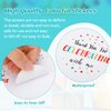 joycraft 120Pcs Thank You for Celebrating with Me Stickers, 2" Round Thank You Gift Stickers, Colorful Dots Self-Adhesive Label, Thank You Stickers for Envelope Seals, Gift Bags, Party Favor