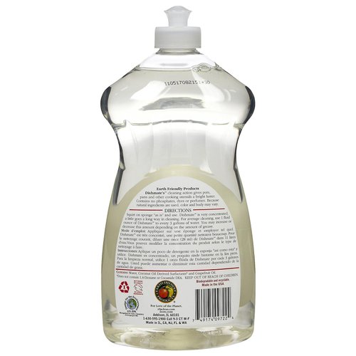 Earth Friendly Products Dishwashing Liquid - 25 oz - Grapefruit