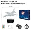 Anywin Warplane Night Lights,Kids Airplane 3D Night Light Bedside Lamp Fighter Toy Light 7 Colors Changing with Remote Control Best Christmas Gifts and Birthday Gifts for Boys Girls Kids Baby