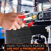 Radiator Hose Clamps Pliers Tool - Hose Clamp Plier Wire Clamp Tool Long Reach Hose Clamp Pliers Automotive Wire Pliers Tool - Hose Removal Tool Pinch Pliers Car Tool Kit Flat Snap Ring Pliers