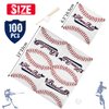 100 Pcs Baseball Napkins for Baseball Party Supplies, Baseball Sports Themed Napkins Disposable for Kids Birthday, Baby Shower, Baseball Party Favors