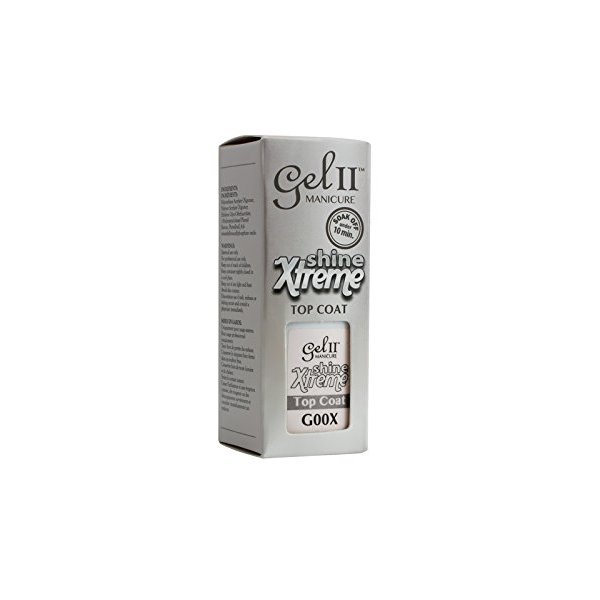 Gel II Soak-Off Gel Polish, Extreme Top Coat, 0.47 Ounce