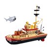 City Jaws Fishing Boat Block kit, Suitable for Lovers of Ocean Exploration and Sea Fishing as an Ornament - Marine Toys Designed for Children and Adults Aged 6+ (592 PCS Compatible with Lego.…