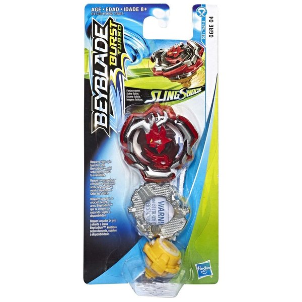 Beyblade Burst Turbo Slingshock Ogre O4 Single Battling Top, Right-Spin Attack Type, Age 8+