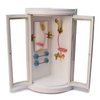 Dollhouse Shower Room Miniature Furniture Bathroom Accessories 1:12 Mini House Wooden White Cubicle House Corner Simulation Building Birch