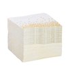 Juvale 100 Pack Disposable White and Gold Paper Cocktail Napkins for Wedding Reception, Polka Dot Party Supplies (5 x 5 In)
