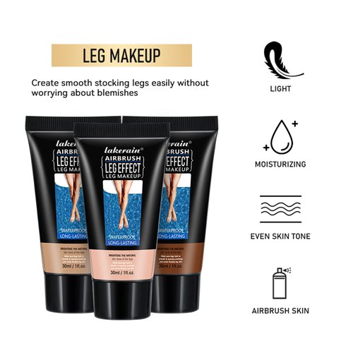 Waterproof Leg Makeup No Transfer,Full Coverage Body Concealer for Legs, Vein Cover-Up Cream, Even Skin Tone, Natural Tan Finish, Instant Tanning Flawless Legs,Body Foundation (#03 BRONZE, 30ML)