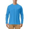 Roadbox Mens UPF 50+ UV Sun Protection Shirts Outdoor Long Sleeve SPF Diving Rash Guard for Fishing Hiking Swimming