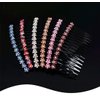 6 PCS 24 Teeth Hair Comb Rhinestone Hair Side Comb Women Lady Plastic Decorative Hair Clip Hairpins (A#)