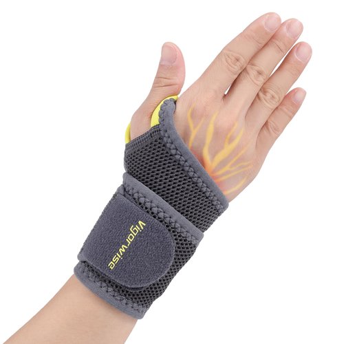 Vigorwise Wrist Brace, Breathable Nylon Wrist Support Brace Fits Left Right Hand, Wrist Brace for Carpal Tunnel, Compression Wrist Brace for Tendonitis Carpal Tunnel Relief