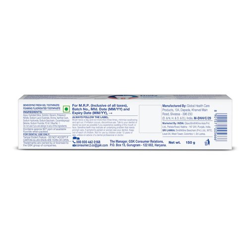 Sensodyne Sensitive Toothpaste - 130g FRESH GEL