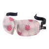 9.5" Red and Pink Floral Unisex Adjustable Sleeping Mask