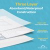 KinderSense® Disposable Baby Bibs for Feeding and Drooling (60 Count) – Travel Bibs for Baby Toddler & Child Boys & Girls | Absorbent and Leakproof –Disposable Bibs Baby