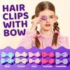 YGDZ Hair Accessories for Girls, Hair Ties for Little Girls, Elastic Baby Hair Ties, Rubber Bands for Hair, Bow Hair Clips, Kids Hair Ties, Small Hair Bands for Thin Hair, Toddler Hair Accessories