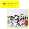 compactini Miniature Set 1:12 Scale Models Dollhouse Accessory Coffee Pots Blenders Oven Rice Cooker Waffle Machine Miniature Dollhouse Kitchen Accessories (Blender(Ivory))