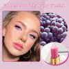 BINGBRUSH 2 Pcs Grape Color Changing Lipstick Lip Tinted Queen, PH Mood Long Lasting Labiales Moisturizer Lip Gloss Lip Balm Tinted Magic Lip Stain Makeup Lipstick Set for Women