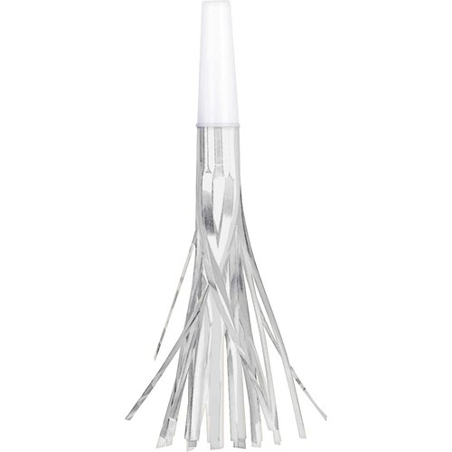 Stunning Black, Silver & Gold Foil New Year's Squawkers - 7" (Pack of 8) -Festive Noisemakers, Perfect for Unforgettable Celebrations, Parties, and New Year's Eve