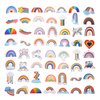 100 Pack Rainbow Stickers, Rainbow Party Favors, Birthday Decorations