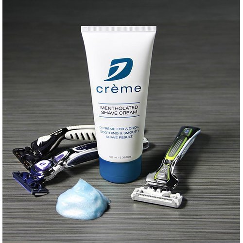 DORCO D Crème Mentholated Shaving Cream - for a Smooth and Soothing Shave (2 Pack)