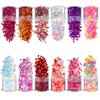 RoseFlower Holographic Chunky Glitter, Mix Multi Flakes Dreams Festival Cosmetic, Body Face Eye Hair Nail & Eyeshadow, Butterfly Decoration Perfect Halloween, Resin, Slime, Tumbler, Craft, Makeup