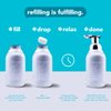 hello Foaming Hand Soap Tablet Starter Kit, Refillable Glass Bottle with 1 Aloe & Sea Minerals Foaming Hand Soap Tablet Refill Hand Soap, Eco Friendly, Plastic-Free, Vegan & SLS Free