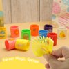 JOHOUSE 45PCS Easter Magic Springs, Plastic Spring Toy Easter Eggs Toys Filled Party Supplies for Kids Party Favor Gift