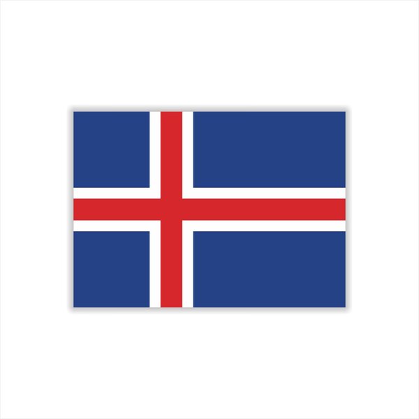 Womaha 30 Sheets Iceland Flag Temporary Tattoos Fans Face Tattoo Stickers for Adults Kids Group Activity Props