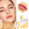 LSxia 4 Piece Honey Milk Lip Mask Lip Balm Lip Scrub Lip Oil Lip Care Kit, Moisturizing & Nourishing Dry and Cracked Lips, Overnight Sleeping Lip Exfoliator Lip Moisturizer Lip Repair