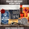 Beard Growth Kit for Men, Beard Growing Kit & Mustache Growth Kit, Beard Roller Kit - Includes Beard Growth Oil Balm, Derma Roller Accessory, Beard Growth Serum & Wooden Double Sided Comb