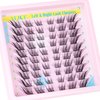 ALICE Natural Lash Clusters DIY Lash Extensions Eyelash Extensions Wispy 3D Cat Eye Eyelash Clusters Left & Right C Curl Individual Lashes