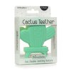 PrimaStella Silicone Cactus Teethers for Infants, Babies and Toddlers - Safety Tested - BPA Free - Cute, Soothing, Easy to Hold - Baby Teether Toy Set of 2 - Green & Neo Mint