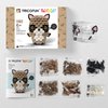 Tricofun Creative Soft Building Blocks, Cute Animal kit Assembling Building Toys Gifts for Kids and 6+ Interactive Building Toy for Kids, Boys, and Girls (1102-RACOON)