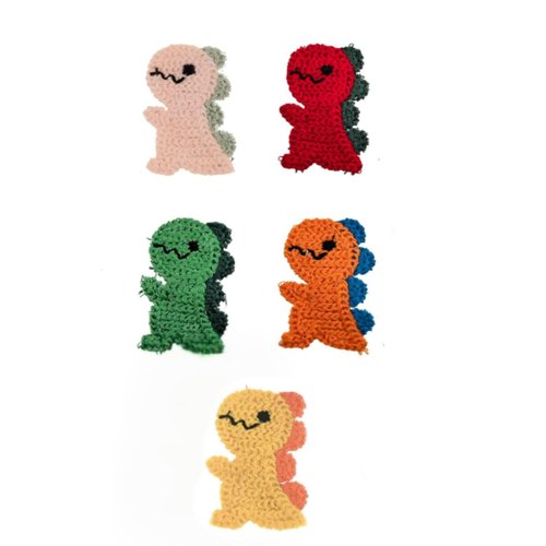5Pack 5 ColorsDinosaur Hair Clips Cute Animal Snap Hair Clips Hairpin for Girls Hair Dinosaur Hairstyle Decorating Accessories for Girl and Women Hair Beauty and Personal Care