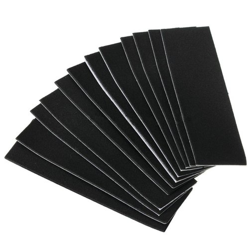 ZEZEFUFU 12* Fingerboard Deck Uncut Sandpaper Grip Tape Stickers Self-Adhesive Stickers 4.33''X1.38''