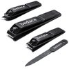 Nail Clippers Set,Christmas Gifts Stocking Stuffers Toe Nail/Toenail Clippers and Fingernail Clippers for Men/Women/Kids,4 pic Nail Cutter Set Include Nail File Gifts for Women and Men Mom.