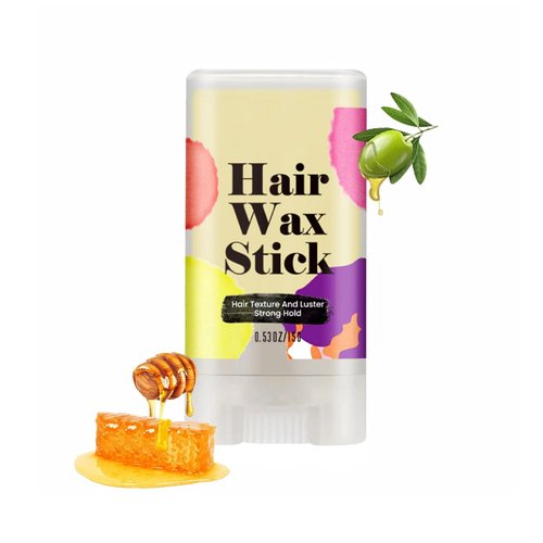 SURORAIN Hair Wax Stick, Long-Lasting Styling Wax Stick Control Hair Finishing Slick Wax Stick, Styling Hair Pomade Stick for Edge Control Frizz Hair Slick Stick