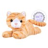 SuzziPals Heatable & Coolable Orange Cats Stuffed Animals, Microwave Heating Pad Animal for Cramps & Pain, Orange Cat Plushies for Companion, Stuffed Cat Lavender Stuffed Animal, Plush Cat Toys Gifts